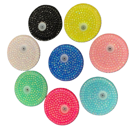 acrylic rhinestone lids for tumblers