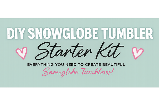 Snow Globe Tumbler DIY Kit – Make Your Own Glitter Cups